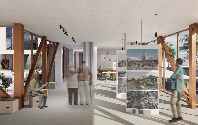Community center interior